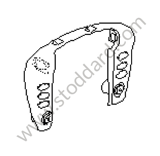 99655296708J31 - TRIM FOR SWITCH for Porsche 996 Turbo &bull; 2002 &bull; 996 Turbo &bull; Coupe &bull; Manual Gearbox, 6 Speed
