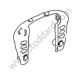 TRIM FOR SWITCH Left-hand drive / boxster red / boxster red (M31) / LEATHER / OPTION: CENTER AIR VENT BRACKET SPORTS SEATS (Option code: IXCD), OPTION: CENTER AIR VENT BRACKET IN LEATHER (Option code: IXNN) (99655296708M31)