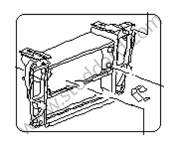 99655296925J31 - SUPPORT FRAME for Porsche 996 Turbo &bull; 2002 &bull; 996 Turbo &bull; Coupe &bull; Manual Gearbox, 6 Speed