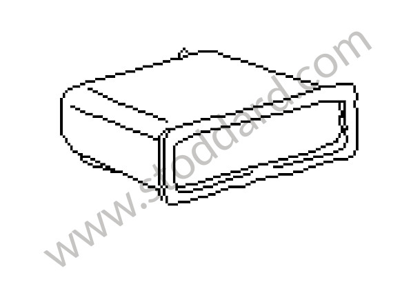99655298201P12 - SHELF for Porsche 996 Turbo &bull; 2004 &bull; 996 Turbo &bull; Cabrio &bull; Automatic Gearbox