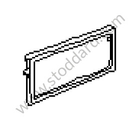 SPACER Left-hand drive / black / black (A11) / OPTION: CENTER AIR VENT BRACKET IN LEATHER (Option code: IXNN), OPTION: AIR CONDITIONING UNIT (Option code: M573) (99655299200A11)