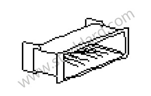 SHELF Left-hand drive / boxster red / boxster red (M31) / LEATHER / OPTION: FRONT CENTER CONSOLE INCLUDING 2 STORAGE BINS, LEATHER (Option code: IXMF) (99655299401M31)