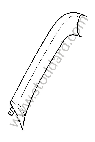 99655518212S18 - LINING for Porsche 996 &bull; 1998 &bull; 996 Carrera 2 &bull; Cabrio &bull; Automatic Gearbox