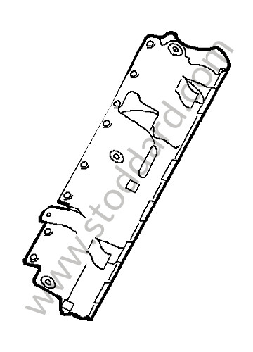 99655529100 - PROTECTIVE PLATE for Porsche 996 &bull; 2002 &bull; 996 Carrera 4 &bull; Cabrio &bull; Automatic Gearbox