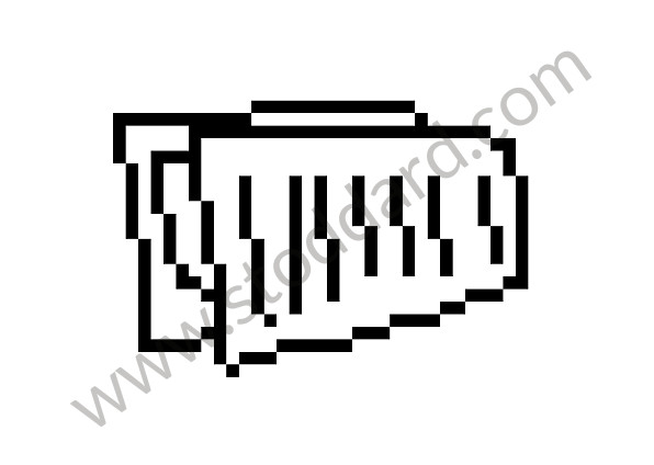 99655564600D05 - GRILLE for Porsche 996 &bull; 2000 &bull; 996 Carrera 4 &bull; Coupe &bull; Automatic Gearbox