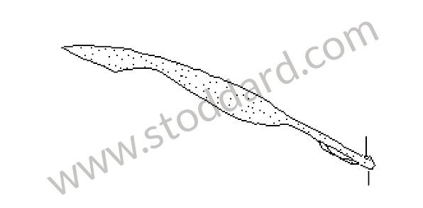 99656109002 - RESTRAINING STRAP for Porsche 996 &bull; 2000 &bull; 996 Carrera 2 &bull; Cabrio &bull; Automatic Gearbox