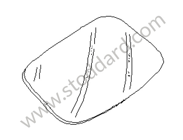99656110100 - REAR WINDOW for Porsche 996 &bull; 2002 &bull; 996 Carrera 4S &bull; Cabrio &bull; Manual Gearbox, 6 Speed