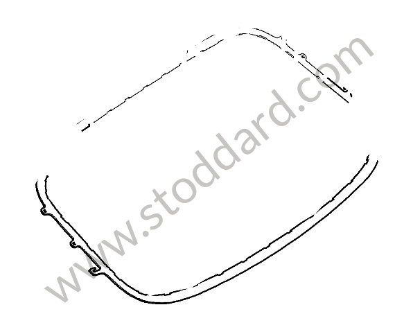 99656120300 - FRAME for Porsche 997 Turbo 07-09 &bull; 2008 &bull; 997 Turbo &bull; Cabrio &bull; Manual Gearbox, 6 Speed