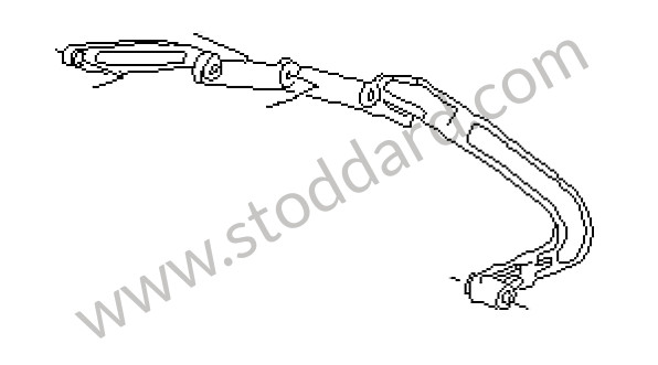 99656133600 - ROOF FRAME for Porsche 996 Turbo &bull; 2004 &bull; 996 Turbo &bull; Cabrio &bull; Manual Gearbox, 6 Speed