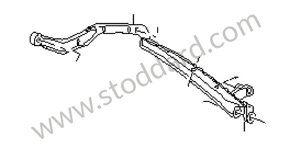 99656134000 - ROOF FRAME for Porsche 996 &bull; 1999 &bull; 996 Carrera 2 &bull; Cabrio &bull; Automatic Gearbox