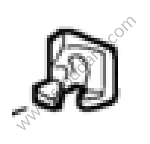 99656173100 - CLIP for Porsche 997 09-12 &bull; 2009 &bull; 997 C2 &bull; Cabrio &bull; Manual Gearbox, 6 Speed