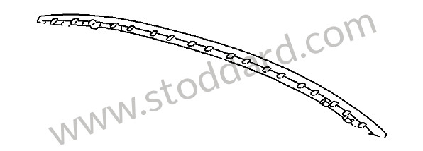 99656331900 - RETAINING STRIP for Porsche 997 Turbo 07-09 &bull; 2008 &bull; 997 Turbo &bull; Cabrio &bull; Manual Gearbox, 6 Speed