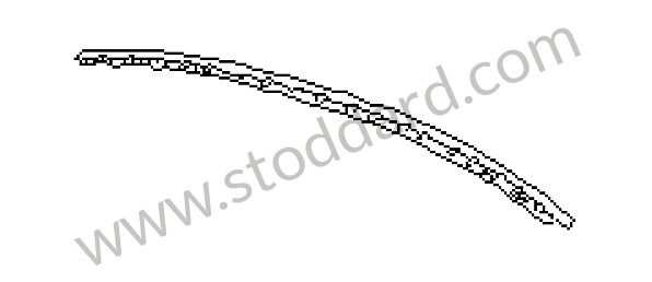 99656331900 - RETAINING STRIP for Porsche 996 &bull; 2002 &bull; 996 Carrera 4S &bull; Cabrio &bull; Manual Gearbox, 6 Speed