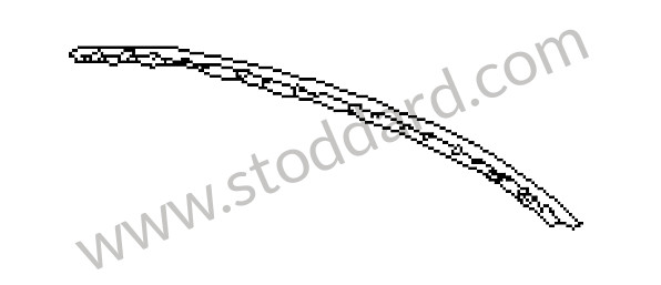 99656331900 - RETAINING STRIP for Porsche 996 Turbo &bull; 2004 &bull; 996 Turbo &bull; Cabrio &bull; Manual Gearbox, 6 Speed