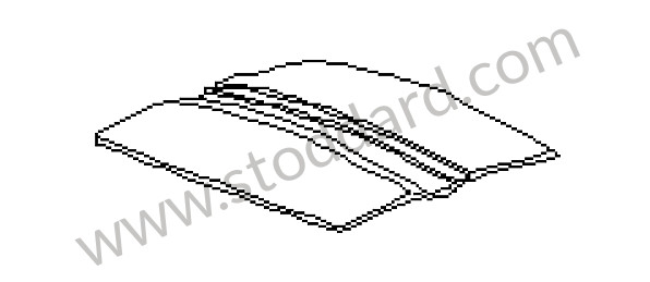 99656352300 - SOUND ABSORBER for Porsche 996 Turbo &bull; 2004 &bull; 996 Turbo &bull; Cabrio &bull; Manual Gearbox, 6 Speed