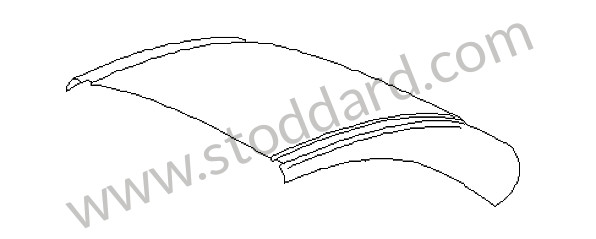 99656391100GRV - HARDTOP for Porsche 996 &bull; 1998 &bull; 996 Carrera 2 &bull; Cabrio &bull; Manual Gearbox, 6 Speed