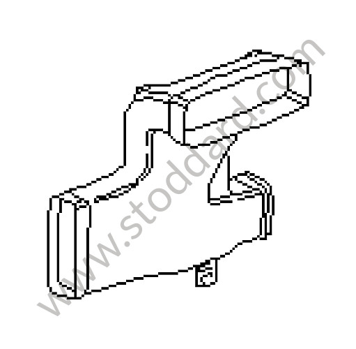 99657217100 - AIR DISTRIBUTOR for Porsche Boxster 986 97-04 &bull; 2000 &bull; Boxster 2.7 &bull; Cabrio &bull; Automatic Gearbox