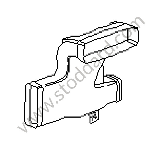99657217100 - AIR DISTRIBUTOR for Porsche 996 Gt3 / Gt3-1 &bull; 2000 &bull; 996 Gt3 &bull; Coupe &bull; Manual Gearbox, 6 Speed