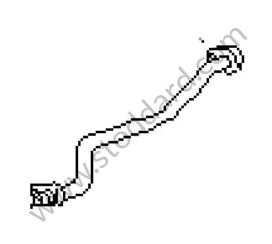 99657309590 - REFRIGERANT LINE for Porsche 996 Gt3 / Gt3-1 &bull; 2000 &bull; 996 Gt3 &bull; Coupe &bull; Manual Gearbox, 6 Speed