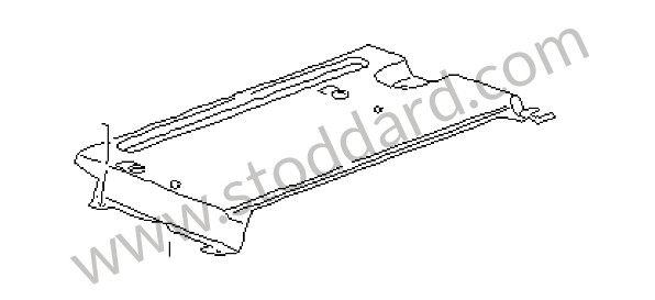 99661012900 - PLATE for Porsche 996 &bull; 1999 &bull; 996 Carrera 4 &bull; Coupe &bull; Automatic Gearbox