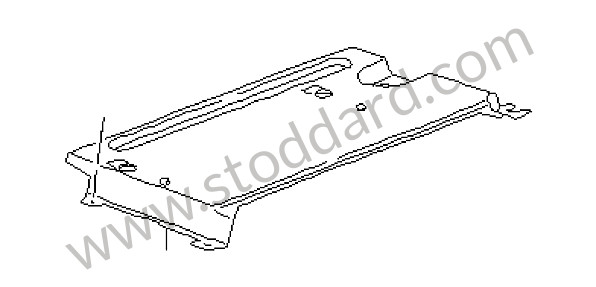99661012900 - PLATE for Porsche 996 Turbo &bull; 2001 &bull; 996 Turbo &bull; Coupe &bull; Manual Gearbox, 6 Speed
