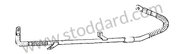 99661018700 - CABLE HOLDER for Porsche 996 Turbo &bull; 2004 &bull; 996 Turbo &bull; Cabrio &bull; Automatic Gearbox