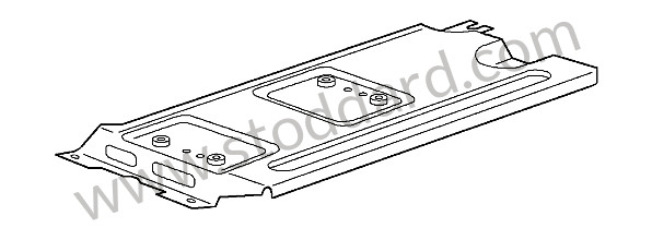 99661812901 - SUPPORT FOR CALCULATORS for Porsche 997 Gt3 / Gt3-2 &bull; 2007 &bull; 997 Gt3 3.6 &bull; Coupe &bull; Manual Gearbox, 6 Speed