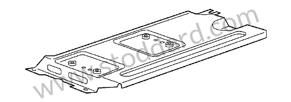 99661813100 - SUPPORT FOR CALCULATORS for Porsche 997 05-08 &bull; 2005 &bull; 997 C2S &bull; Cabrio &bull; Manual Gearbox, 6 Speed