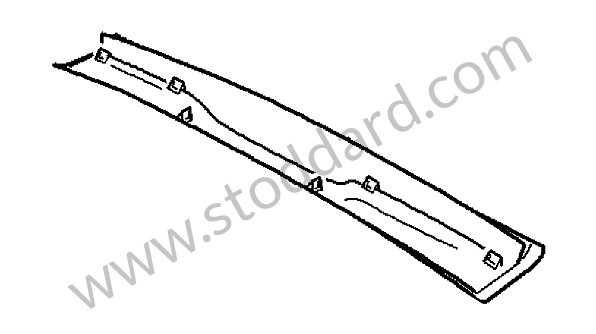 99656294300 - LINING for Porsche 997 05-08 &bull; 2007 &bull; 997 C4 &bull; Targa &bull; Automatic Gearbox