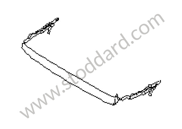 99656295300 - AIR DEFLECTOR for Porsche 996 &bull; 2002 &bull; 996 Carrera 4 &bull; Targa &bull; Automatic Gearbox
