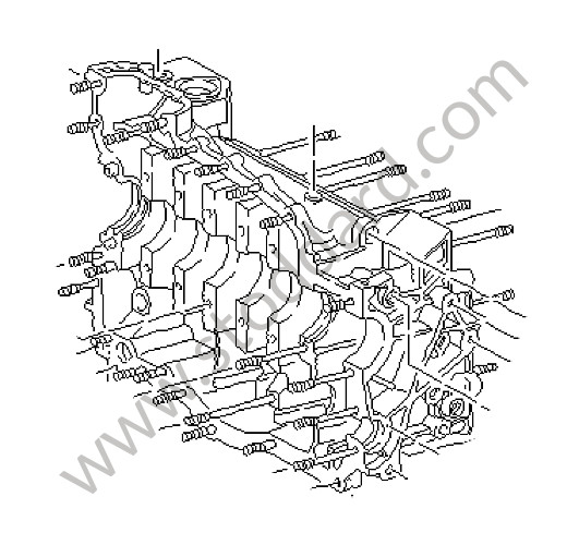 99610190192 - CRANKCASE for Porsche 996 Gt3 / Gt3-1 &bull; 2000 &bull; 996 Gt3 &bull; Coupe &bull; Manual Gearbox, 6 Speed