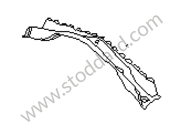 98650157500GRV - CROSS MEMBER for Porsche Cayman 987C 06-08 &bull; 2006 &bull; Cayman S 3.4 &bull; Manual Gearbox, 6 Speed