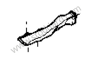 INTERMEDIATE PIECE Left-hand drive / LEFT / Up to serial number 9P6LA 05839 (95557330500)