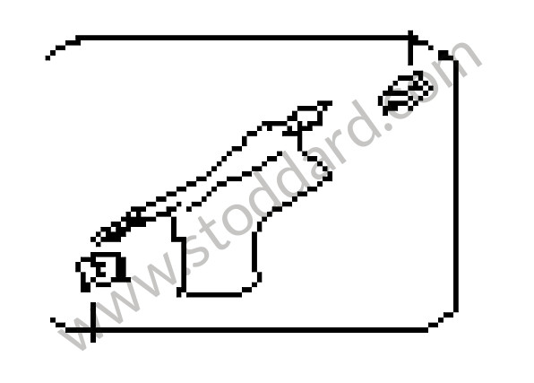 94860611101 - SUPPORT for Porsche Cayenne 955 03-06 &bull; 2003 &bull; Cayenne Turbo &bull; Automatic Gearbox