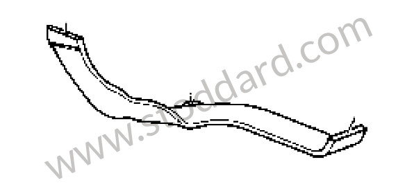 95557331001 - AIR DUCT for Porsche Cayenne 955 03-06 &bull; 2003 &bull; Cayenne Turbo &bull; Automatic Gearbox