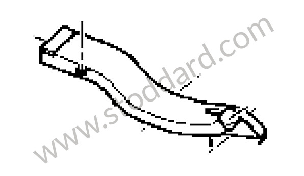 95557332700 - AIR DUCT for Porsche Cayenne 955 03-06 &bull; 2003 &bull; Cayenne V6 &bull; Automatic Gearbox