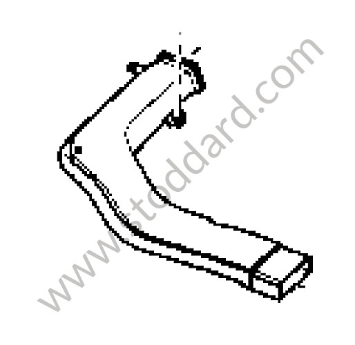 95557332900 - AIR DUCT for Porsche Cayenne 955 03-06 &bull; 2004 &bull; Cayenne S V8 &bull; Automatic Gearbox