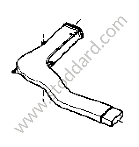 95557333000 - AIR DUCT for Porsche Cayenne 955 03-06 &bull; 2003 &bull; Cayenne V6 &bull; Automatic Gearbox