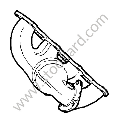 94811111902 - EXHAUST MANIFOLD for Porsche Cayenne 955 03-06 &bull; 2003 &bull; Cayenne S V8 &bull; Automatic Gearbox