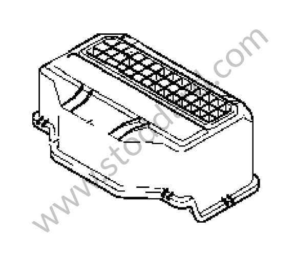 95550415400 - COVER FOR HOUSING for Porsche Cayenne 955 03-06 &bull; 2003 &bull; Cayenne S V8 &bull; Manual Gearbox, 6 Speed