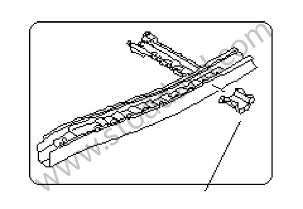 95550101900GRV - SIDE MEMBER for Porsche Cayenne 955 03-06 &bull; 2003 &bull; Cayenne V6 &bull; Manual Gearbox, 6 Speed