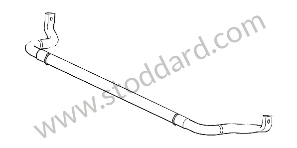 95534370170 - STABILIZING BAR for Porsche Cayenne 957 07-10 &bull; 2007 &bull; Cayenne V6 &bull; Automatic Gearbox