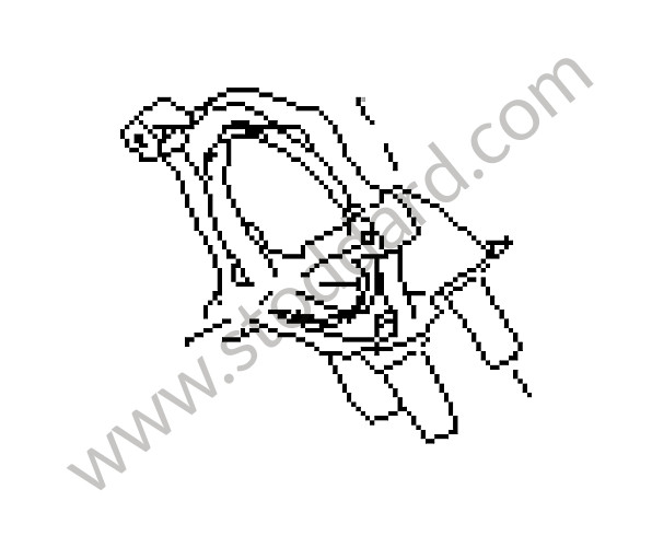95511310600 - BRACKET for Porsche Cayenne 955 03-06 &bull; 2003 &bull; Cayenne S V8 &bull; Automatic Gearbox