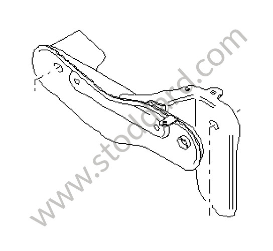 95537511210 - BRACKET for Porsche Cayenne 955 03-06 &bull; 2003 &bull; Cayenne S V8 &bull; Manual Gearbox, 6 Speed