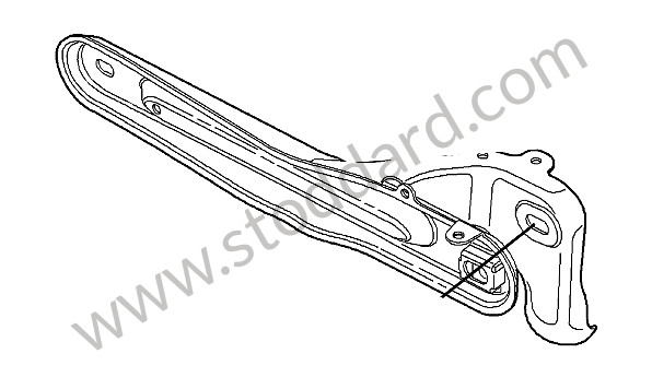 95537511210 - BRACKET for Porsche Cayenne 957 07-10 &bull; 2010 &bull; Cayenne Turbo &bull; Automatic Gearbox