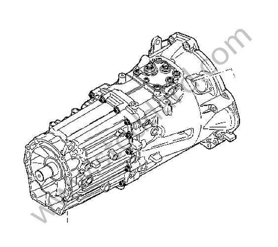 95530001021 - REPLACEMENT TRANSMISSION for Porsche Cayenne 955 03-06 &bull; 2004 &bull; Cayenne S V8 &bull; Manual Gearbox, 6 Speed