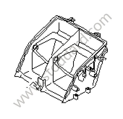 95557231500 - DISTRIBUTOR HOUSING for Porsche Cayenne 955 03-06 &bull; 2003 &bull; Cayenne Turbo &bull; Automatic Gearbox