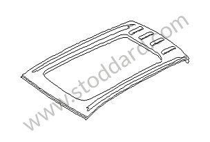 ROOF OPTION: PORSCHE LARGE ROOF SYSTEM (Option code: I3FU) (95550310102GRV)