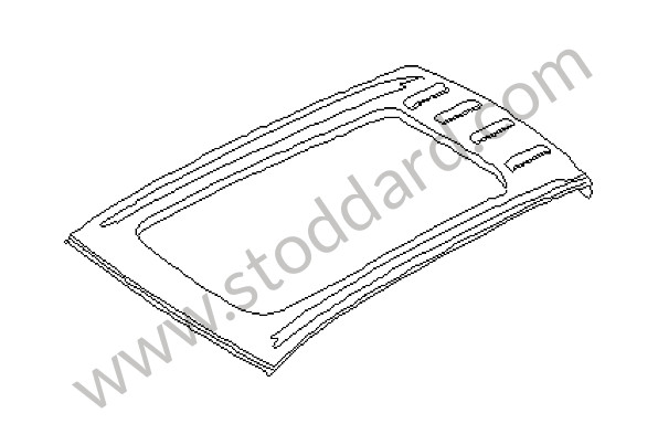 95550310102GRV - ROOF for Porsche Cayenne 955 03-06 &bull; 2003 &bull; Cayenne V6 &bull; Manual Gearbox, 6 Speed