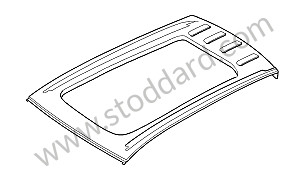 ROOF OPTION: PORSCHE LARGE ROOF SYSTEM (Option code: I3FU) (95550310102GRV)